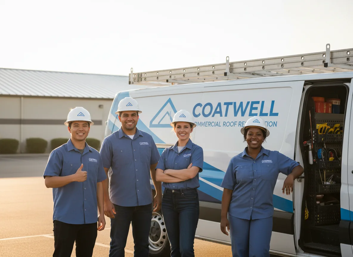 Commercial roof coating company in Alleyton, TX